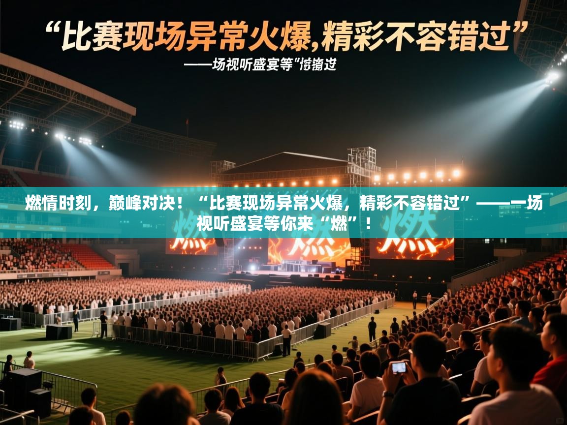 燃情时刻，巅峰对决！“比赛现场异常火爆，精彩不容错过”——一场视听盛宴等你来“燃”！  第2张