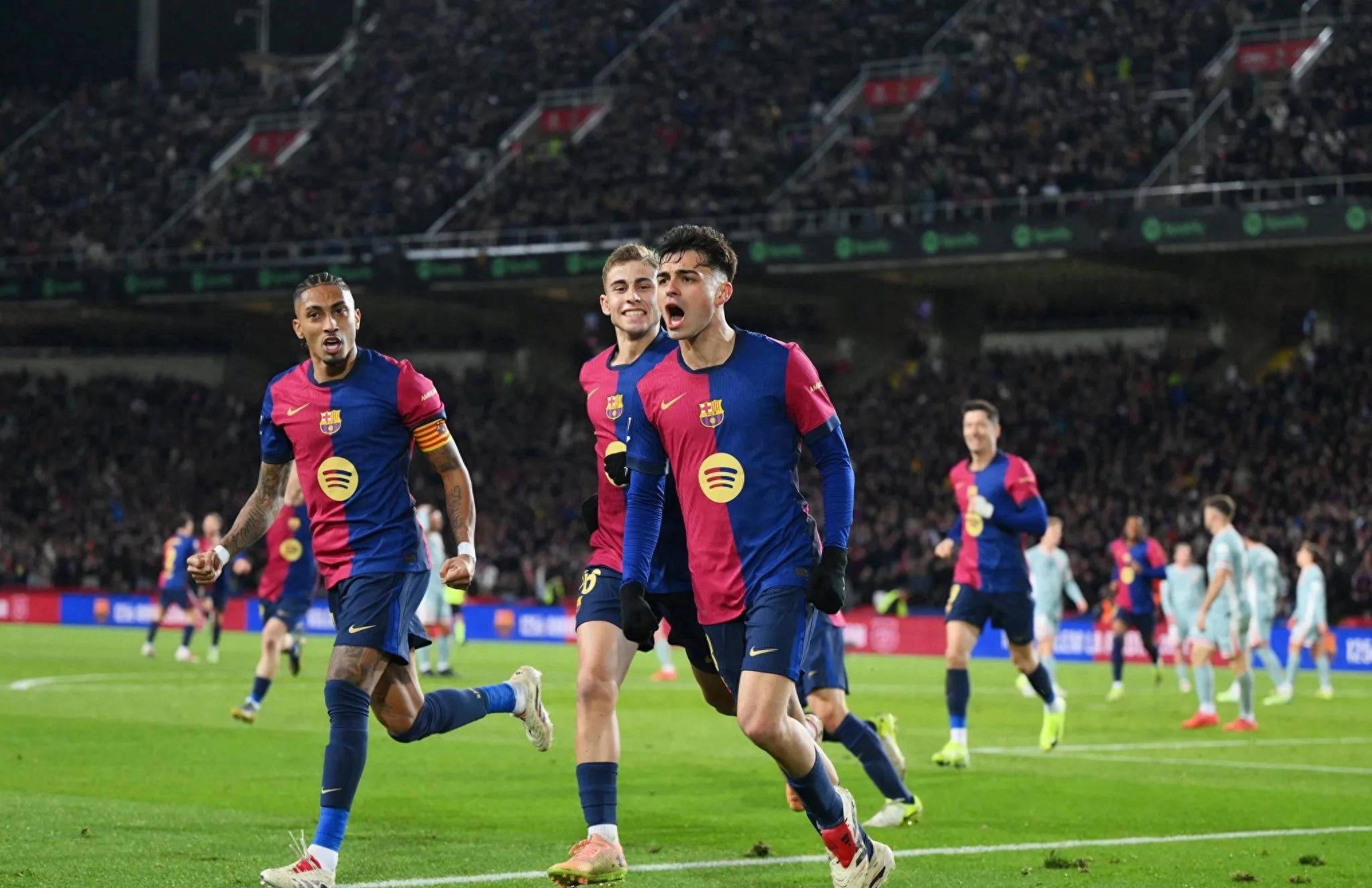 巴萨客场逆转获胜,榜首位置稳固 巴萨客场逆转获胜,榜首位置稳固